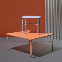Inline Coffee Table 80x80 Dark Grey