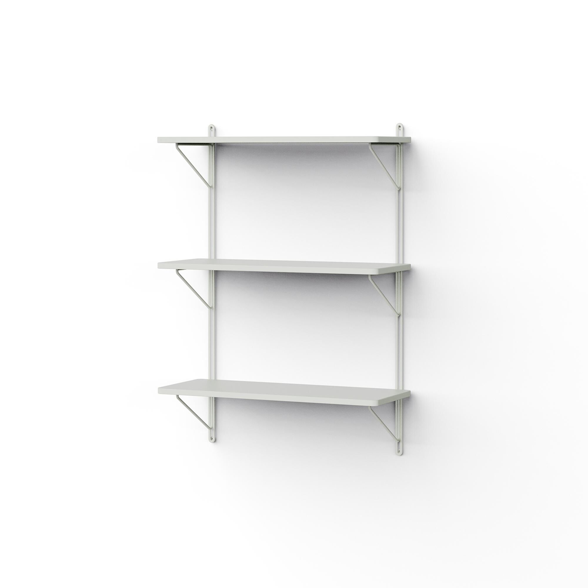 Vegghylle 60x25x90 Lysegrå