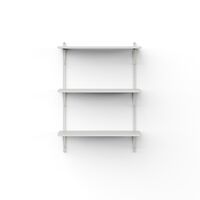 Inline Wall Shelf 60x25x90 Light Gray