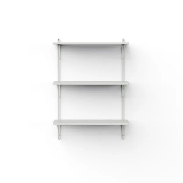 Inline Wall Shelf 60x25x90 Light Gray