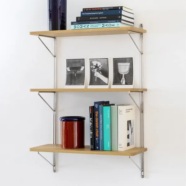Inline Wall Shelf 60x25x90 Light Gray