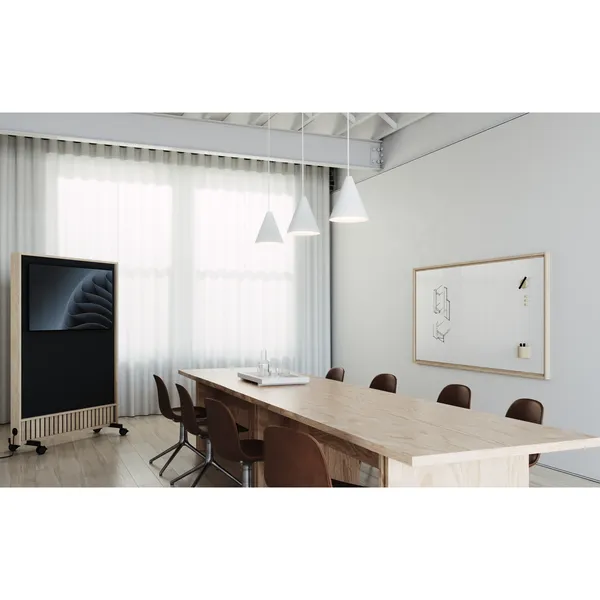 Dynamic Flex Wall Frame For Whiteboard 100x100 Matt Oak