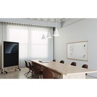 Dynamic Flex Wall Frame For Whiteboard 100x200 Matt Oak