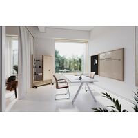 Dynamic Flex Wall Frame For Whiteboard 120x150 Matt Oak