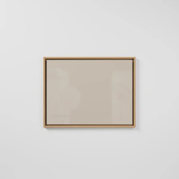 Dynamic Flex Wandframe voor Whiteboard 90x120 Mat Eikenhout