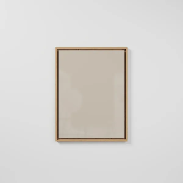 Dynamic Flex Wandframe voor Whiteboard 90x120 Mat Eikenhout
