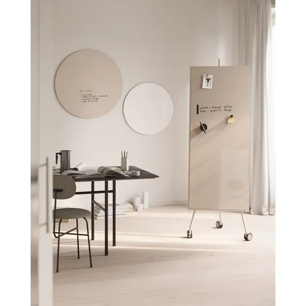 Orbit Whiteboard Ø70 Pine