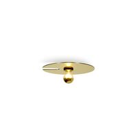 Wever & Ducré MIRRO 1.0 Væg/Loftlampe Mat Sort/Lys Guld