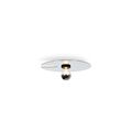 Wever & Ducré MIRRO 1.0 Væg/Loftlampe Mat Sort/Glossy Aluminium