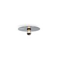 Wever & Ducré MIRRO 1.0 Væg/Loftlampe Mat Sort/Sort Krom