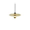 Wever & Ducré MIRRO 1.0 Pendel Mat Sort/Lys Guld
