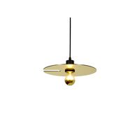 Wever & Ducré MIRRO 1.0 Pendel Mat Sort/Lys Guld
