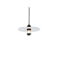 Wever & Ducré MIRRO 1.0 Pendel Mat Sort/Glossy Aluminium