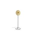 Wever & Ducré MIRRO 2.0 Gulvlampe Mat Sort/Lys Guld