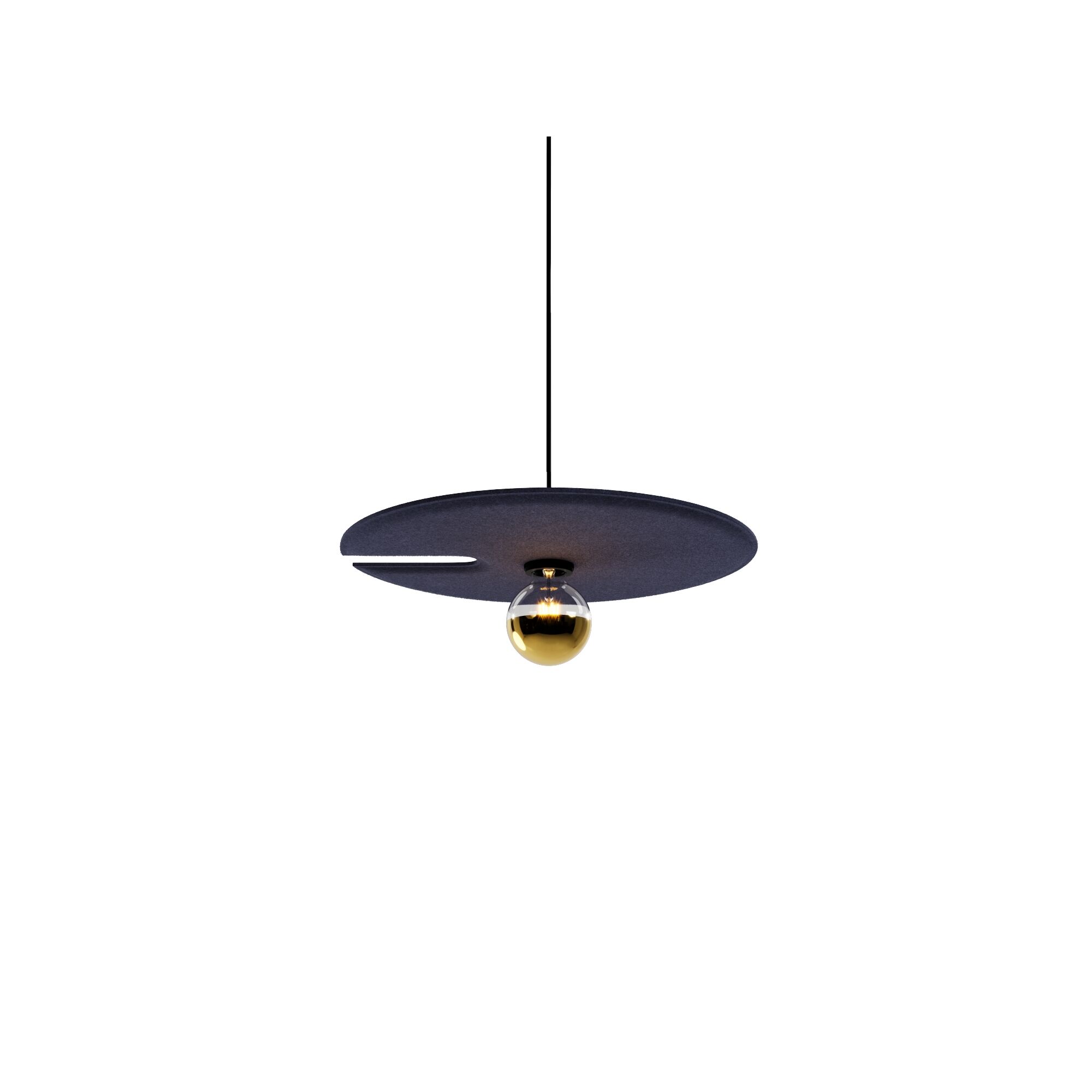 Wever & Ducr MIRRO Soft 2.0 Pendel Felt Indigo Blue