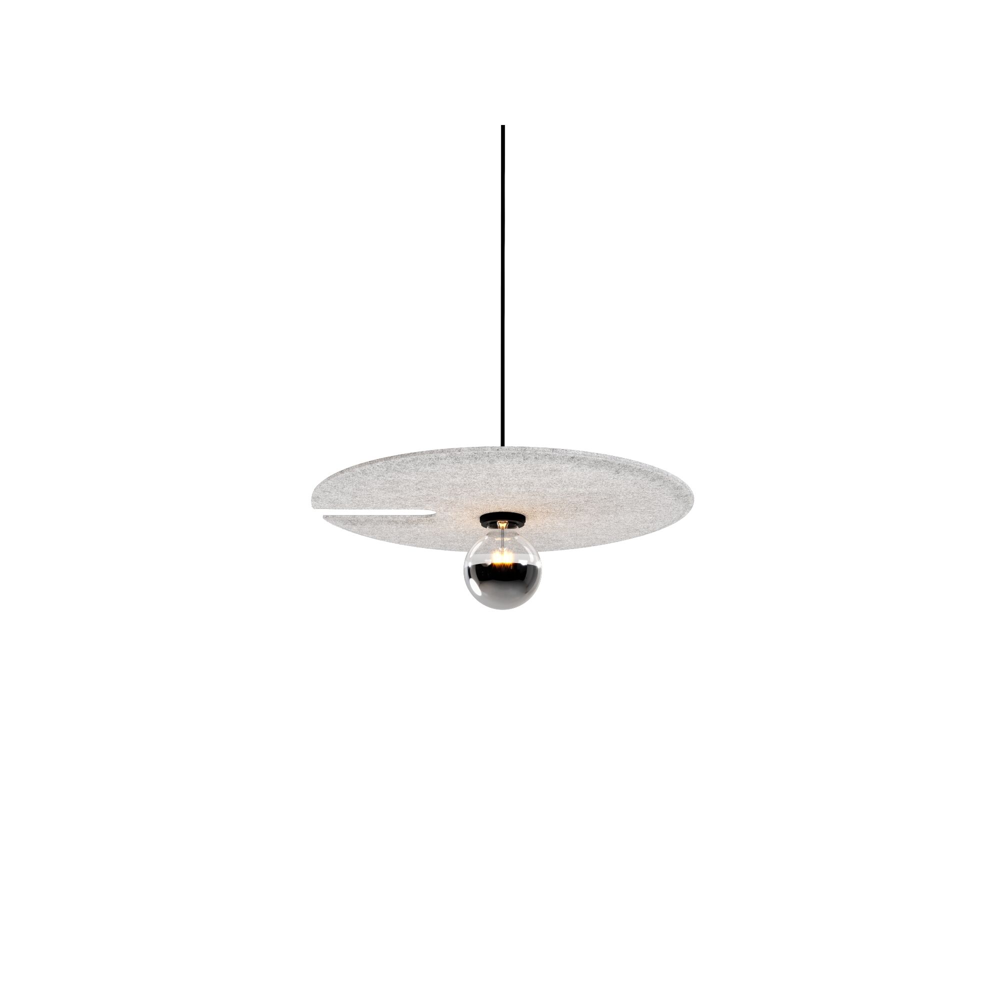 Wever & Ducr MIRRO Soft 2.0 Pendel Felt Marble Grey