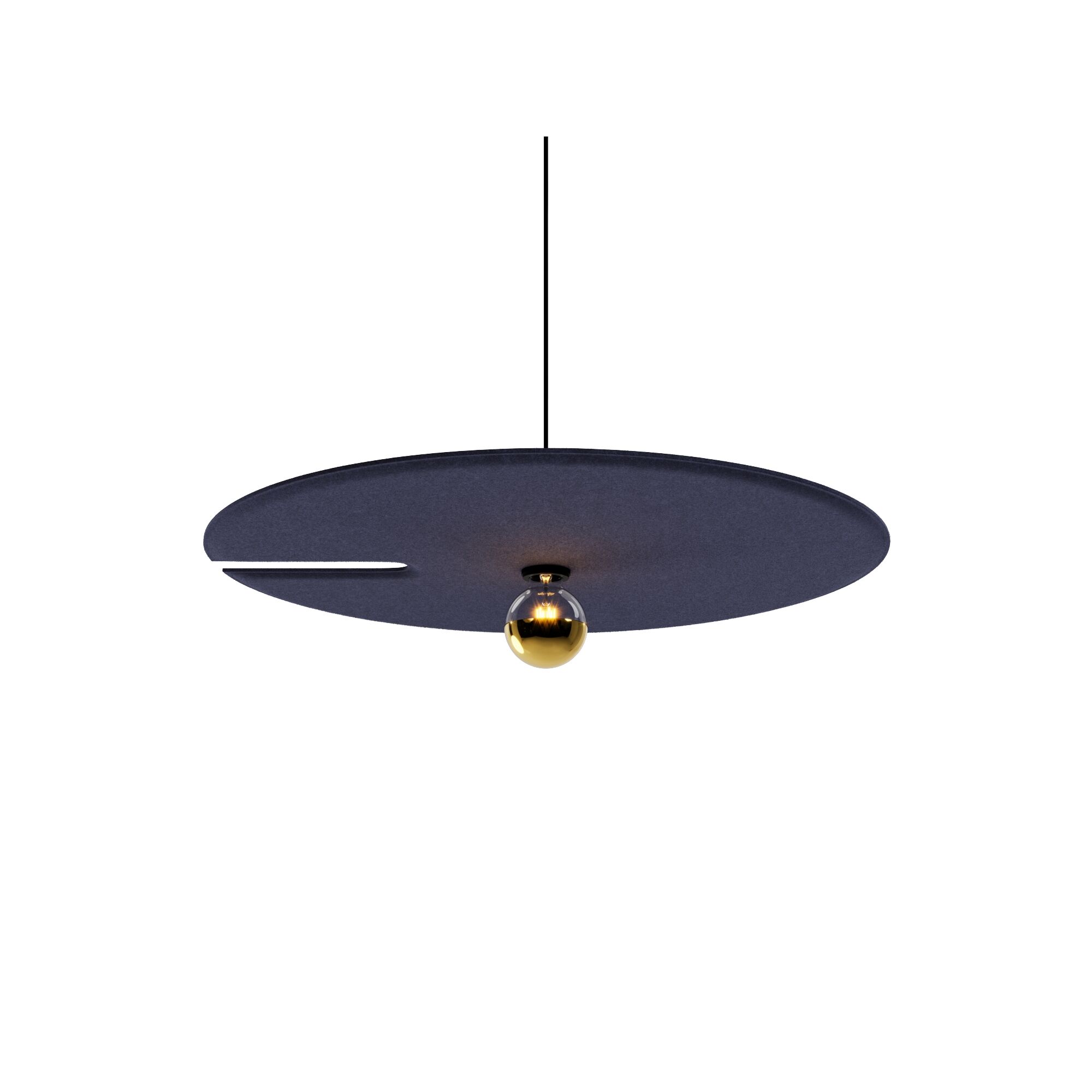 Wever & Ducr MIRRO Soft 3.0 Pendel Felt Indigo Blue