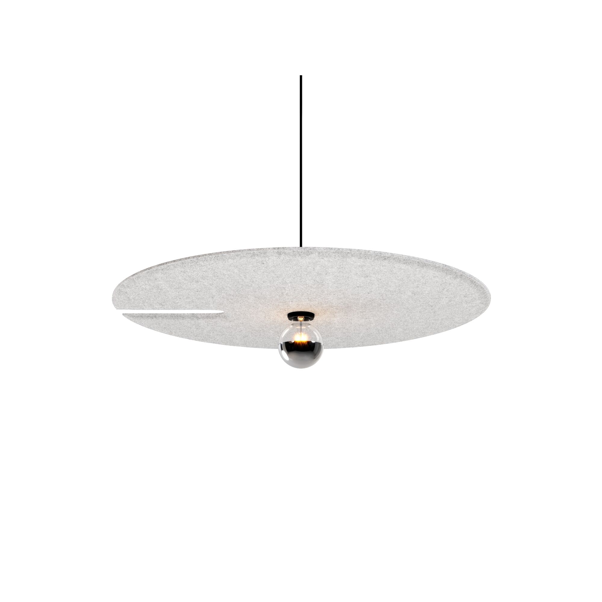 Wever & Ducr MIRRO Soft 3.0 Pendel Felt Marble Grey