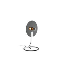 Wever & Ducré MIRRO 1.0 Bordlampe Mat Sort/Sort Krom