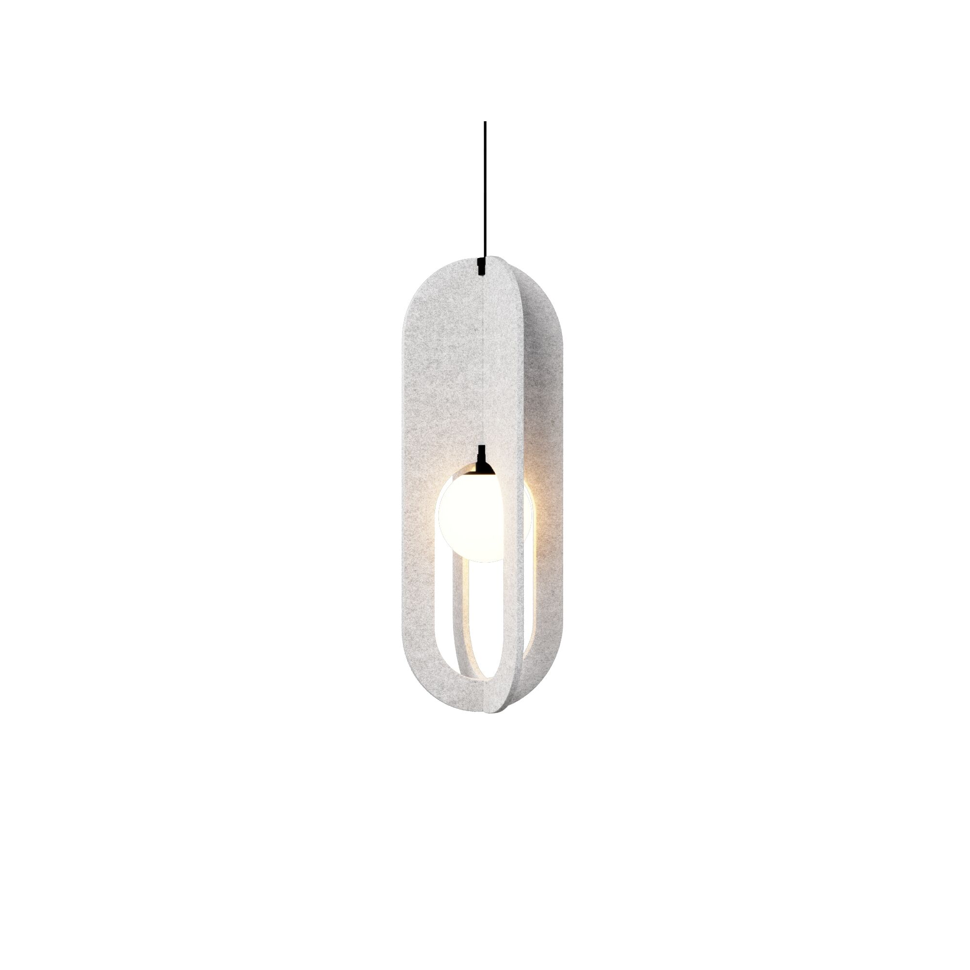Wever & Ducr SOLLI COCOON 2.0 Pendel Felt Marble Grey