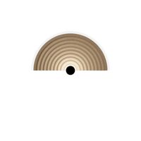 Wever & Ducré TAPIS SOFT 2.0 Væglampe Felt Limestone