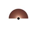 Wever & Ducré TAPIS SOFT 2.0 Væglampe Felt Oxide Red