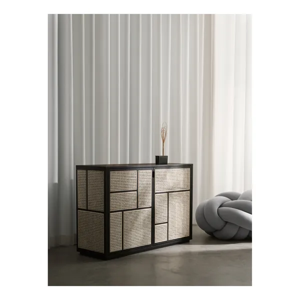 Air Side Table Dark Oak