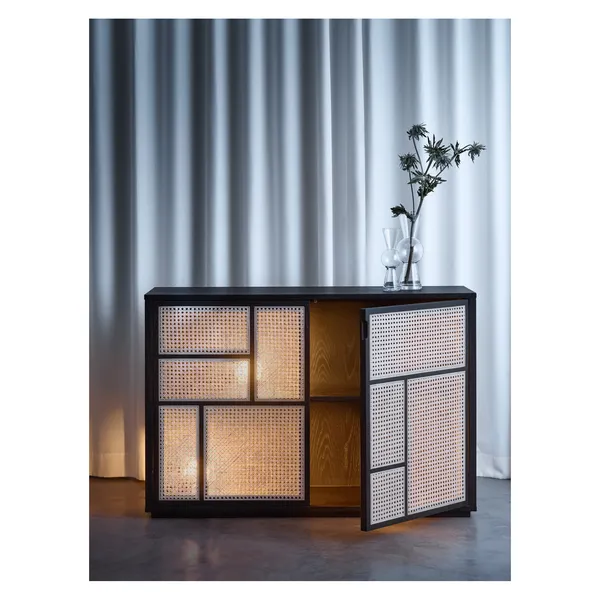 Air Side Table Dark Oak
