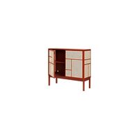 Air Side Table with Legs Red
