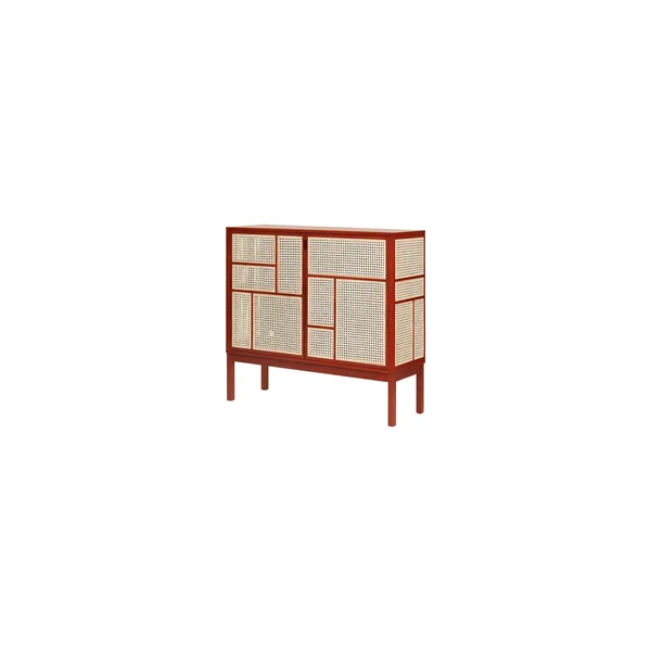 Air Side Table with Legs Red