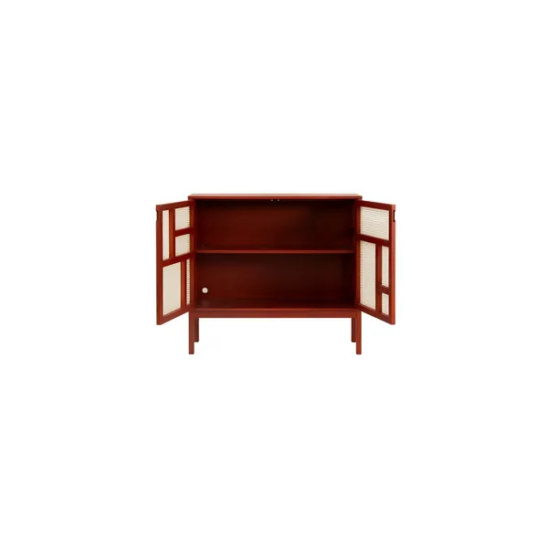 Air Side Table with Legs Red