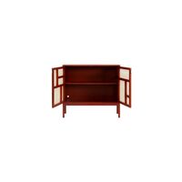 Air Side Table with Legs Red
