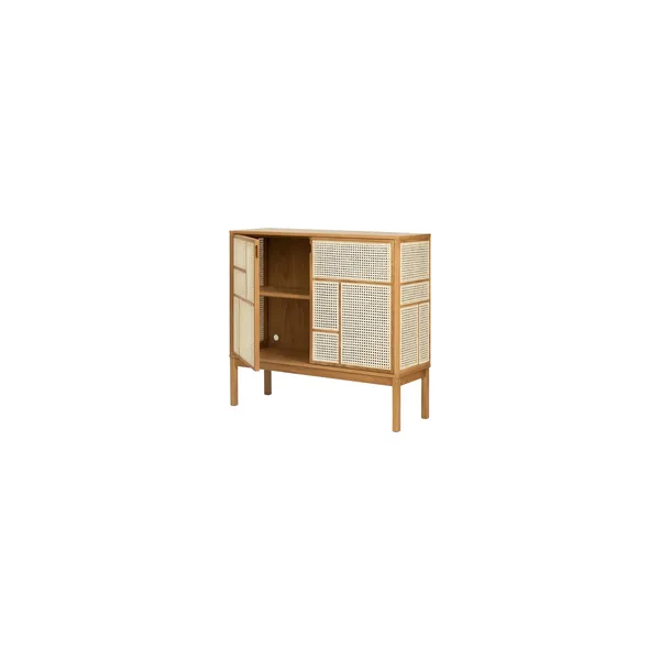 Air Side Table with Legs Oak