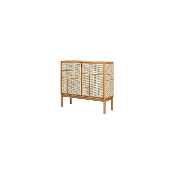 Air Side Table with Legs Oak