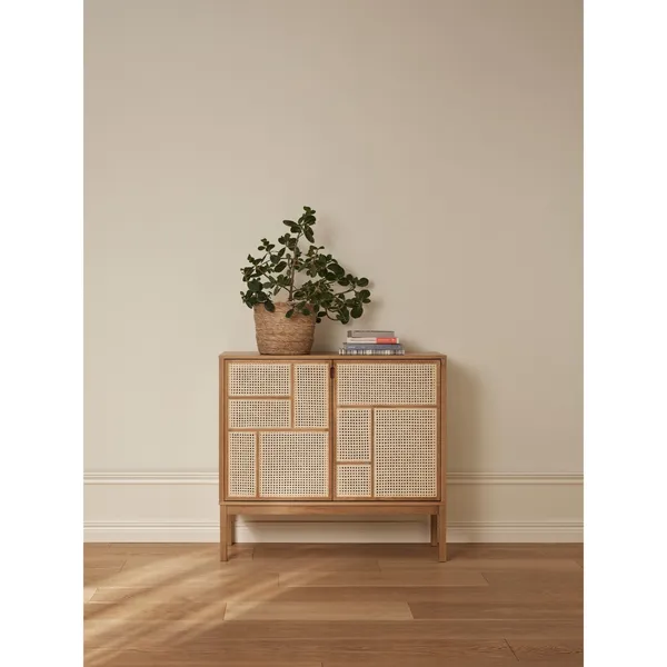 Air Side Table with Legs Oak