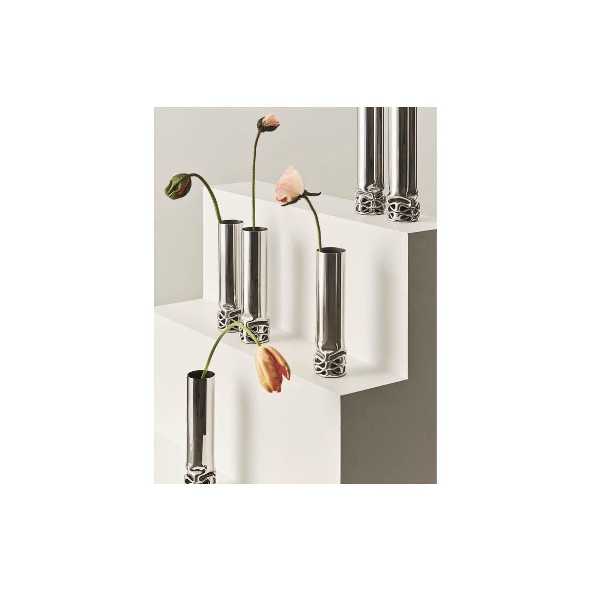 Hydraulic Vase XL Stainless Steel