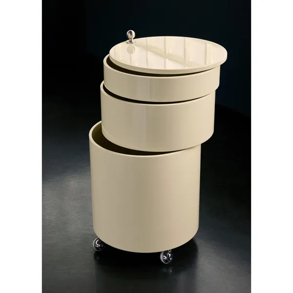 Carrito Barboy Blanco Cremoso Brillante