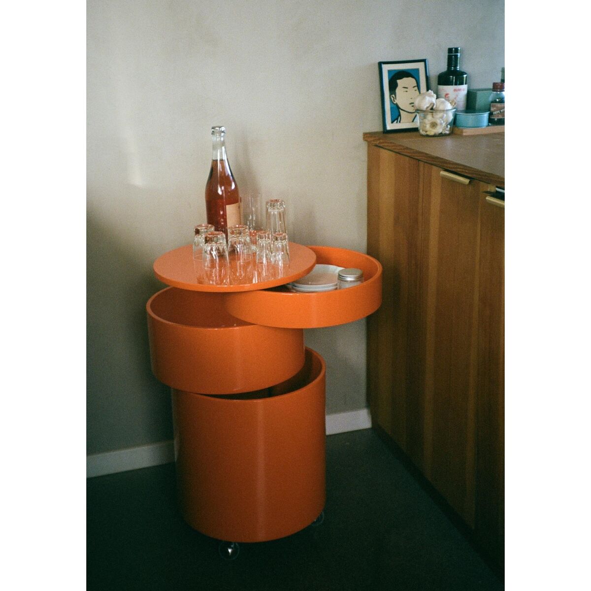 Barboy Trolley Glanzend Diepblauw