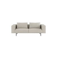 Loft 2-seters Sofa Bark Off White/ Lysegrå/ Sort
