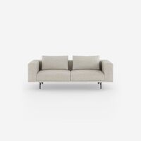 Loft 2-seters Sofa Bark Off White/ Lysegrå/ Sort