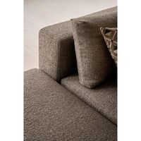 Loft 2-Person Sofa Bark Umber/ Off White/ Black