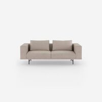 Loft 2-Personers Sofa Brook Beige/Kastajne/Sort