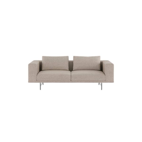 Loft 2-Personers Sofa Brook Beige/Kastajne/Rustfri Stål