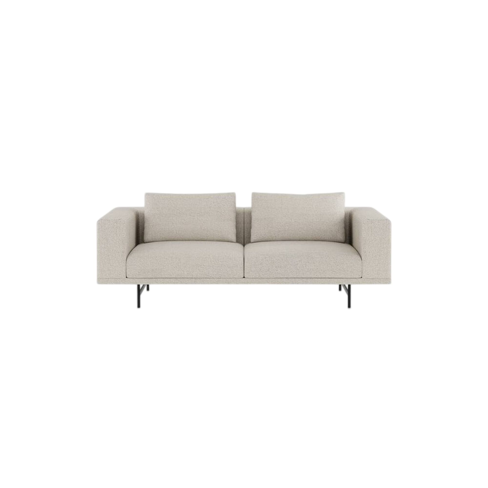 Loft 2-Personers Sofa Wavy Off White/Lysegr/Sort