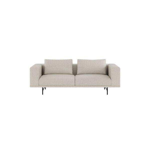Loft 2-Personers Sofa Wavy Off White/Lysegrå/Sort