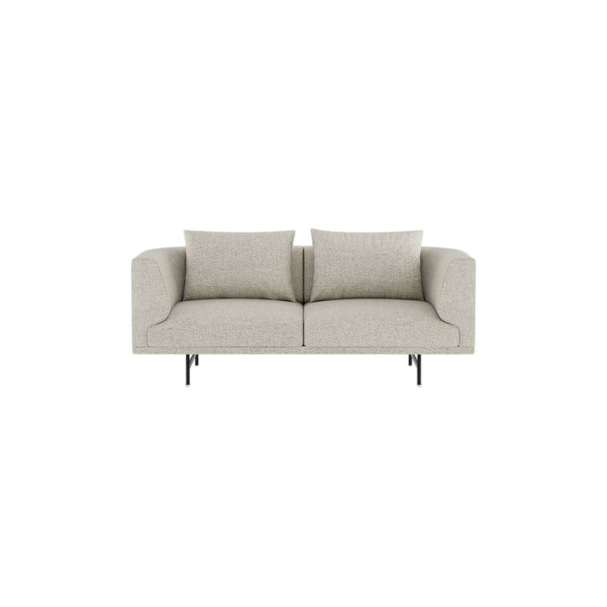 Chimney 2-seters Sofa i Bark , Off White/ Lysegrå/ Sort