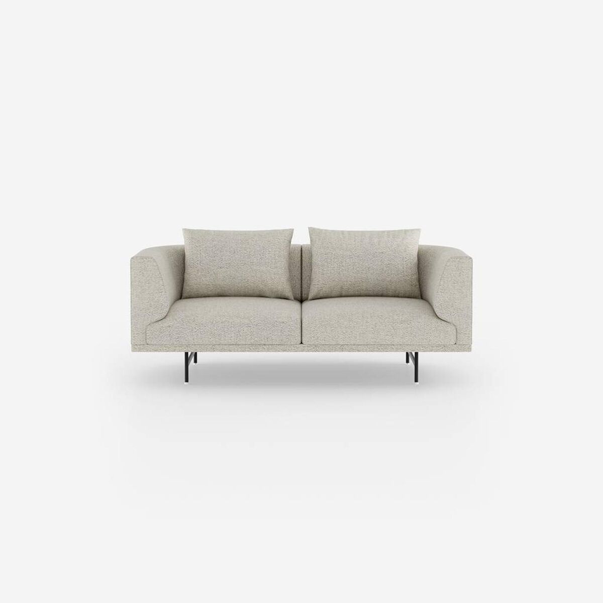 Chimney 2-seters Sofa i Bark , Off White/ Lysegrå/ Sort