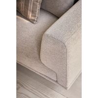 Chimney 2-Personers Sofa Brook Beige/Kastajne/Rustfri Stål