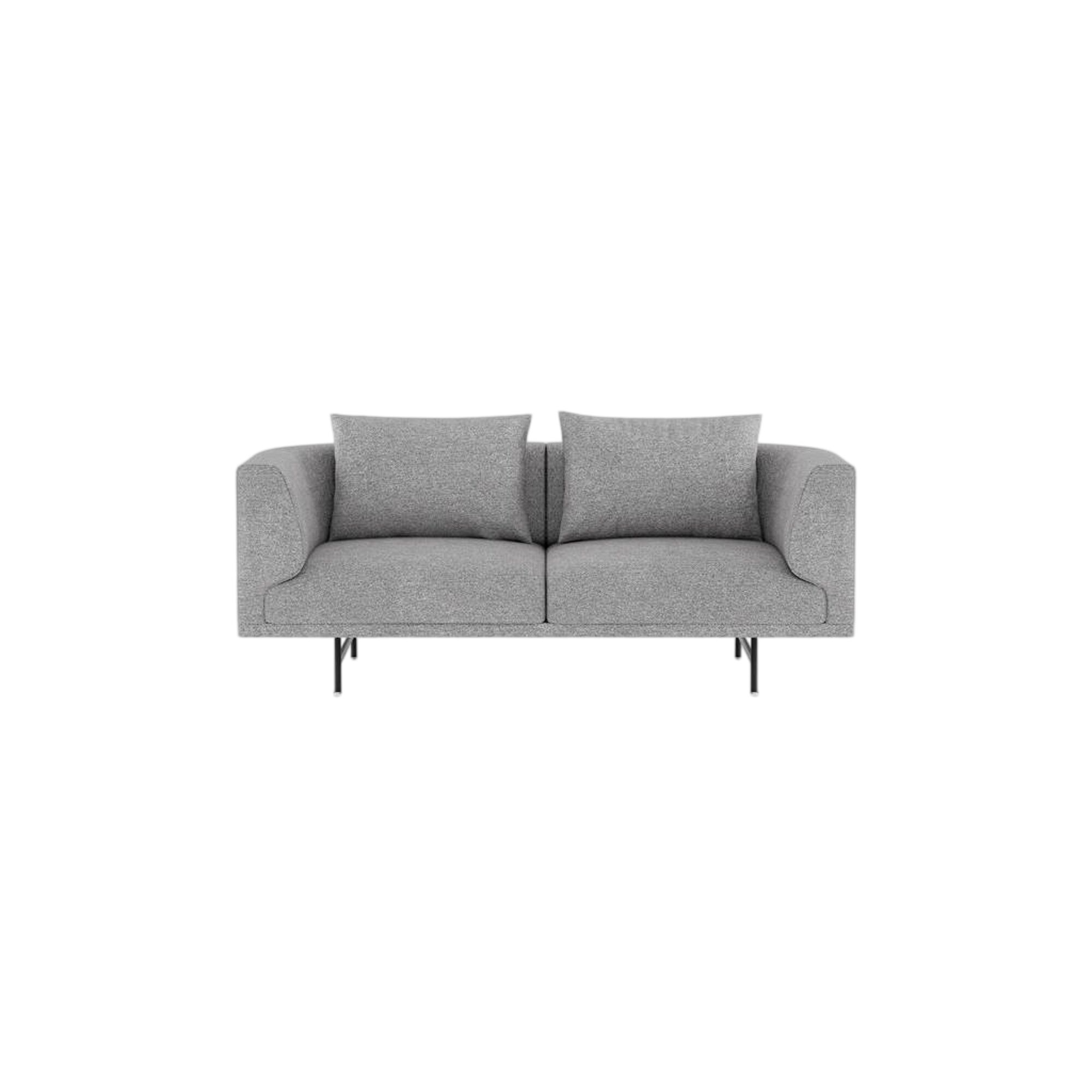 Chimney 2-Personers Sofa Brook Grey Melange/Sort