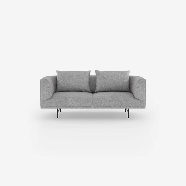 Chimney 2-seters Sofa Brook Gråmelert/ Sort